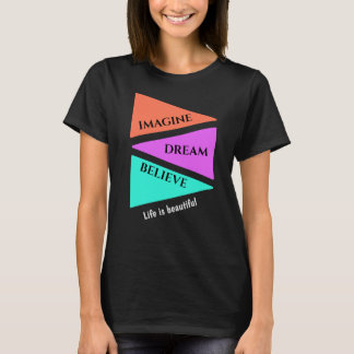 人生は美しい Tシャツ