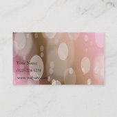 人生は美しく、乳がんを克服した 名刺 (裏面)