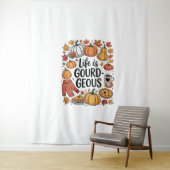 人生は美食秋 タペストリー (インサイチュ)