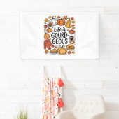 人生は美食秋 横断幕 (インサイチュ)