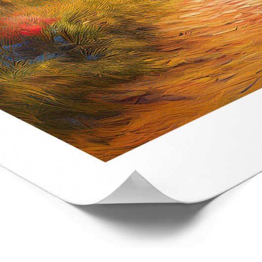 人生は自分自身を創造することだ ポスター (角)