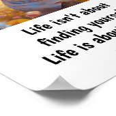 人生は自分自身を見つけることではない。 ポスター (角)