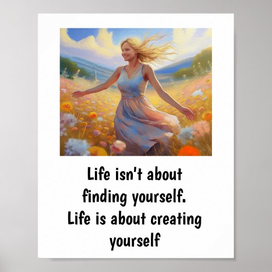 人生は自分自身を見つけることではない。 ポスター (正面)