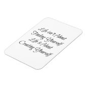 人生は自分自身を見つけることではなく、それは…」 マグネット (左側)