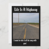 人生は自由自在のカードよ、 (正面)