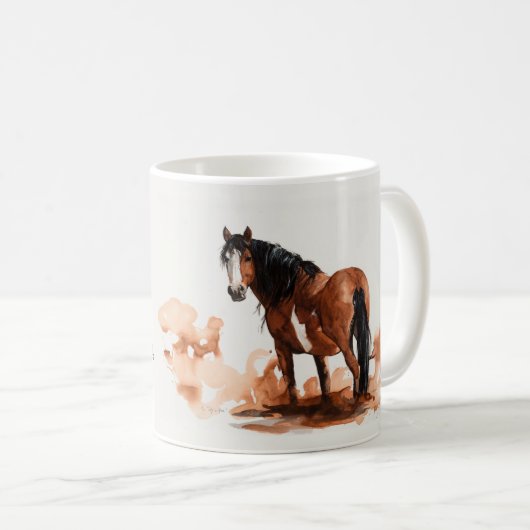 人生は自由 コーヒーマグカップ (正面右)