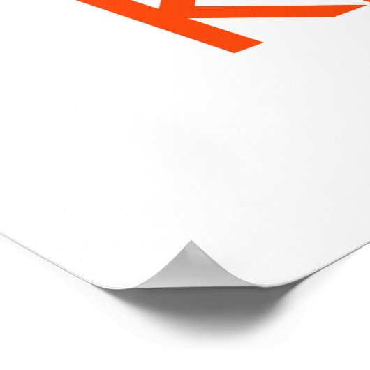 人生は自転車に乗る文字デザインようなものだ ポスター (角)