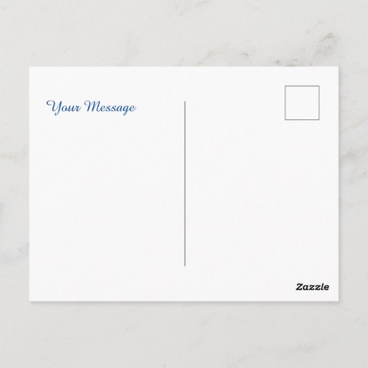 人生は自転車に乗る美しい乗り物! ポストカード (裏面)