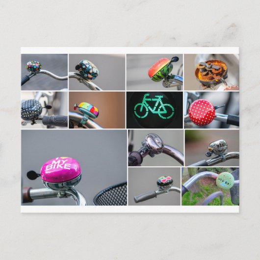 人生は自転車に乗る美しい乗り物! ポストカード (正面)