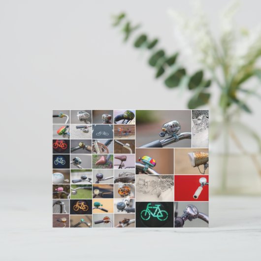 人生は自転車に乗る美しい乗り物! ポストカード (スタンド正面)