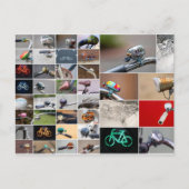 人生は自転車に乗る美しい乗り物! ポストカード (正面)