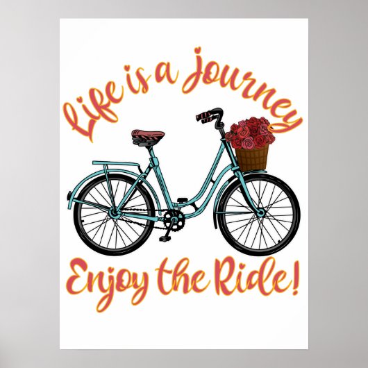 人生は自転車楽しむに乗る旅だ ポスター (正面)