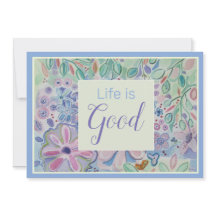 人生は良いあなたは美しい肯定カード