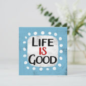 人生は良いグリーティングカード カード (スタンド正面)