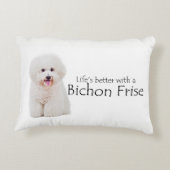 人生は良いビコンピロー アクセントクッション (裏面)