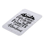 人生は良い友達の冒険のためのもの素晴らしだ マグネット (左側)