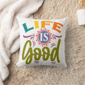 人生は良い クッション (ブランケット)