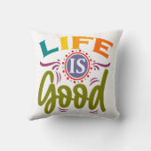 人生は良い クッション (裏面)