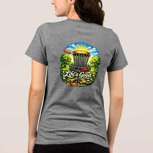 人生は良い トライブレンドTシャツ (裏面)
