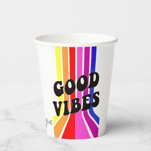 人生は良い。良い雰囲気 紙コップ (裏面)