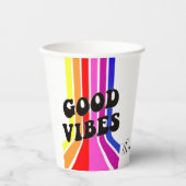 人生は良い。良い雰囲気 紙コップ (正面)