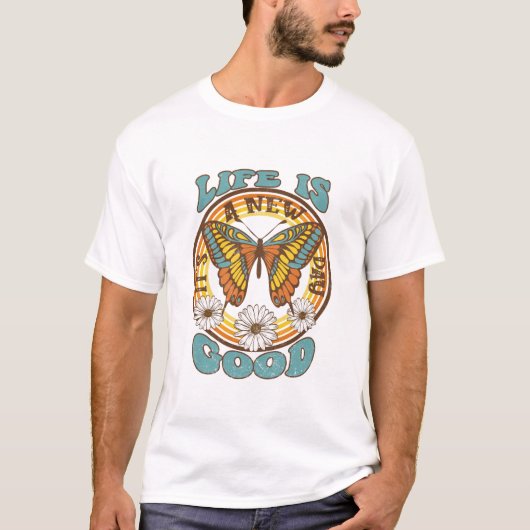 人生は良い Tシャツ (正面)