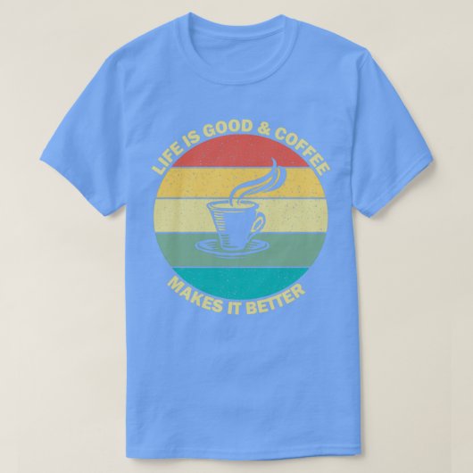 人生は良く、愛はGifを作おもしろいる Tシャツ (デザイン正面)
