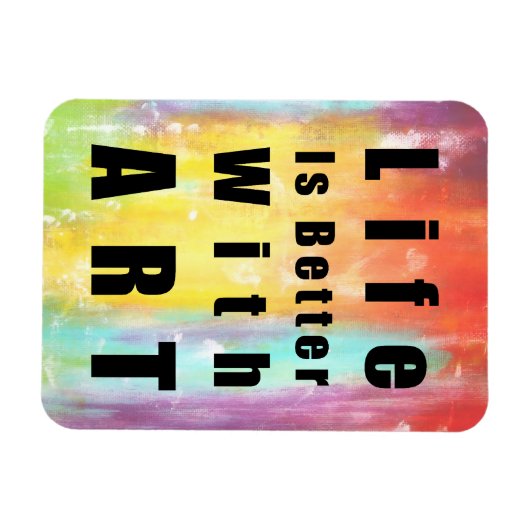 人生は芸術に勝る マグネット (横)