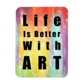 人生は芸術に勝る マグネット (縦)