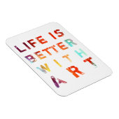 人生は芸術に勝る マグネット (右側)