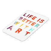 人生は芸術に勝る マグネット (左側)