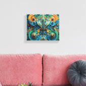 人生は芸術を模倣 キャンバスプリント (インサイチュ (リビング))