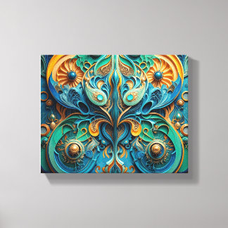 人生は芸術を模倣 キャンバスプリント