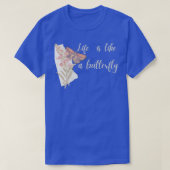 人生は蝶のように10 Tシャツ (デザイン正面)
