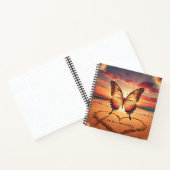 人生は蝶賛美のビーチ ノートブック (内部)