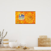 人生は課題のポスターに満ちやる気を起こさせるている ポスター (キッチン)