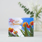 人生は豊かになる ポストカード (スタンド正面)