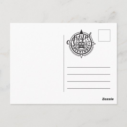 人生は豊かになる ポストカード (裏面)