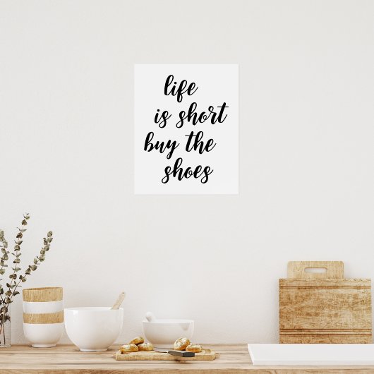 人生は買短い ポスター (キッチン)