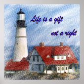 人生は賜物だ ポスター (正面)