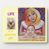 人生は賜物大切だ フォトプラーク (正面)