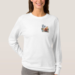 人生は起きるもの 湖が助けてくれる レトロな湖のTシャツ Tシャツ