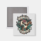 人生は辛いからあなただ マグネット (正面/裏面)