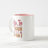 人生は辛いけど僕もそうだ ツートーンマグカップ (正面左)