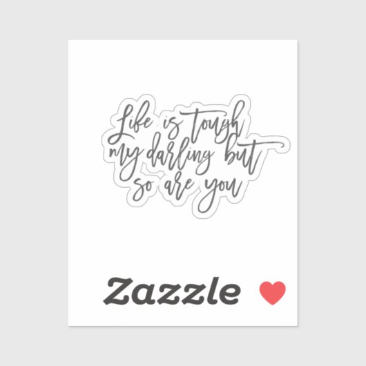 人生は辛いけど君も シール (シート)