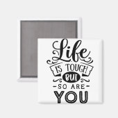 人生は辛いけど君も マグネット (正面/裏面)