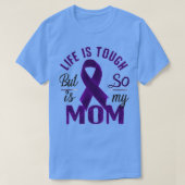 人生は辛いけど母も Tシャツ (デザイン正面)