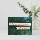 人生は辛い ポストカード (スタンド正面)