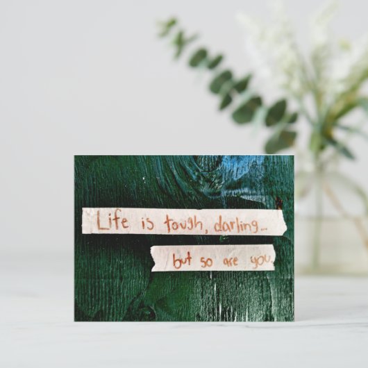 人生は辛い ポストカード (スタンド正面)