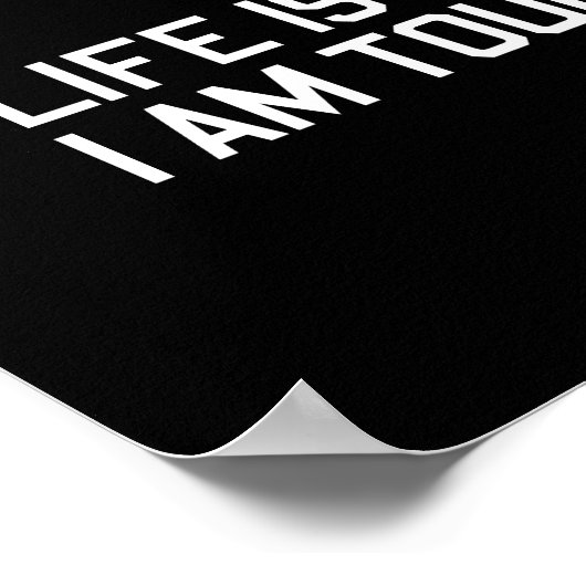 人生は辛い、私は辛い ポスター (角)